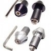 Black Silver Weighted Bar Ends