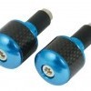 Blue Carbon Fibre 18mm ID Bar Ends Pair