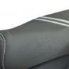 Seat Cover - Black  and Metallic Silver