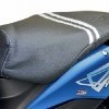 Seat Cover - Black and Silver