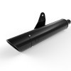 Silencer Assembly Black Slash Cut End Cap Black