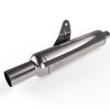 Silencer Assembly Silver Peashooter End Cap Silver