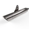 Silencer Assembly Silver Slash Cut End Cap Silver