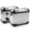 Aluminium Pannier, Pair, 26L Silver