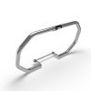 Octagon Engine Guard Silver