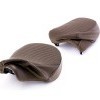 Pleated Seat Cover Brown