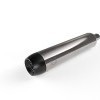 Silencer, Tapered Silver, Black