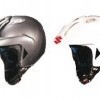 Helmet Open Face Grey, White - M, L