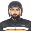 REBEL - Helmet Open Face Leather Black