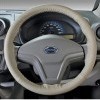 Leather Steering Wheel Cover - Beige