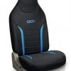 Seat Cover Fabric - Black Plus Blue