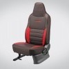 Seat cover Art Leather : Black and Red