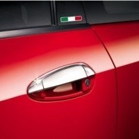 Punto Evo Chromed Door Handles - 3 Door