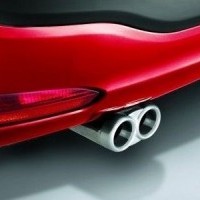 Punto Evo Double Steel Tail Pipe Exhaust End