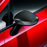 Punto Evo Side Mirror Covers - Carbon Design