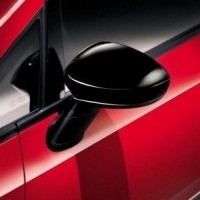 Punto Evo Side Mirror Covers - Shiny Black