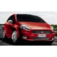 Punto Evo Upper and Lower Chromed Front Grills