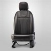 Vinyl Seat Covers Black Grey