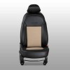 Black And Beige Seat Cover