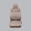 Seat Cover Arc Stitch Beige