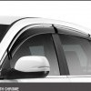 Door Visor with crome