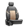 Pu Seat Cover (H) Black and Beige