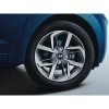 Diamond cut alloy wheels