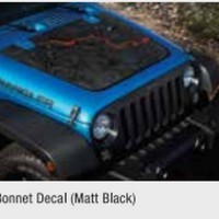 Bonnet Decal (Matt Black)