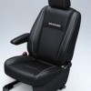 Black Embossed Insert 8S PU Seat Cover Set