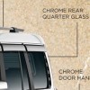 Chrome Rear Quarter Glass
