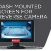 Dash Mounted Screen For Reverse Camera