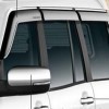 Rain Visor With Chrome Stripe