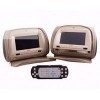 Beige Head Rest Mounted 7 Inch Dvd Touchscreen
