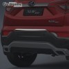 Chrome Rear Reflector Extension Garnish