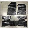 Black PVC Floor Mat Set