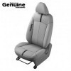 Sporty Theme Grey and Black Piping Vinyl Seat Cover
