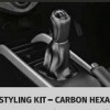 Interior Styling Kit - Carbon Hexagon Mesh