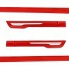 Body Side Moulding (Fire Red With Chrome Insert)