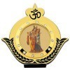 Dashboard Frame - Radha Krishna (Metallic) 24k Gold Plated