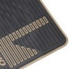 Designer Mat PVC (Black and Beige)