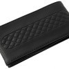 Steering Wheel Cover - Leather Finish (Black Wave)
