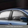 Door Visor Garnish Insert