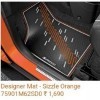 Designer Mats - Sizzle Orange