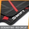 Designer Mat - Red Circuit