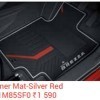 Designer Mat-Silver Red