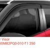 Door Visor Black