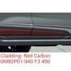 Side Cladding - Red Carbon