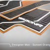 Designer Mat - Sunset Orange