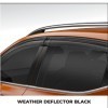 Weather Deflector Black