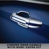 Chrome Door Handle W Bowl Cover Kit